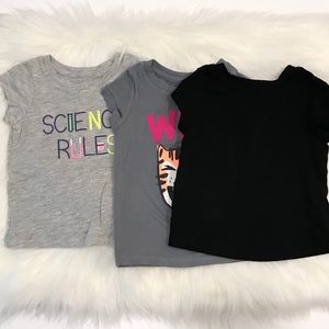 Cat & Jack Tee Bundle of 3 Size 12 Months 012